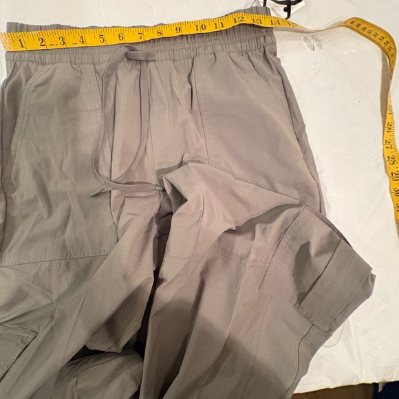 CALIA by Carrie Underwood Olive green Wide Leg cargo high rise Pants size small - Picture 6 of 10